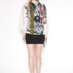 Lotus kimono black wrapped